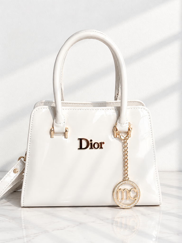 Pearl White Handbag